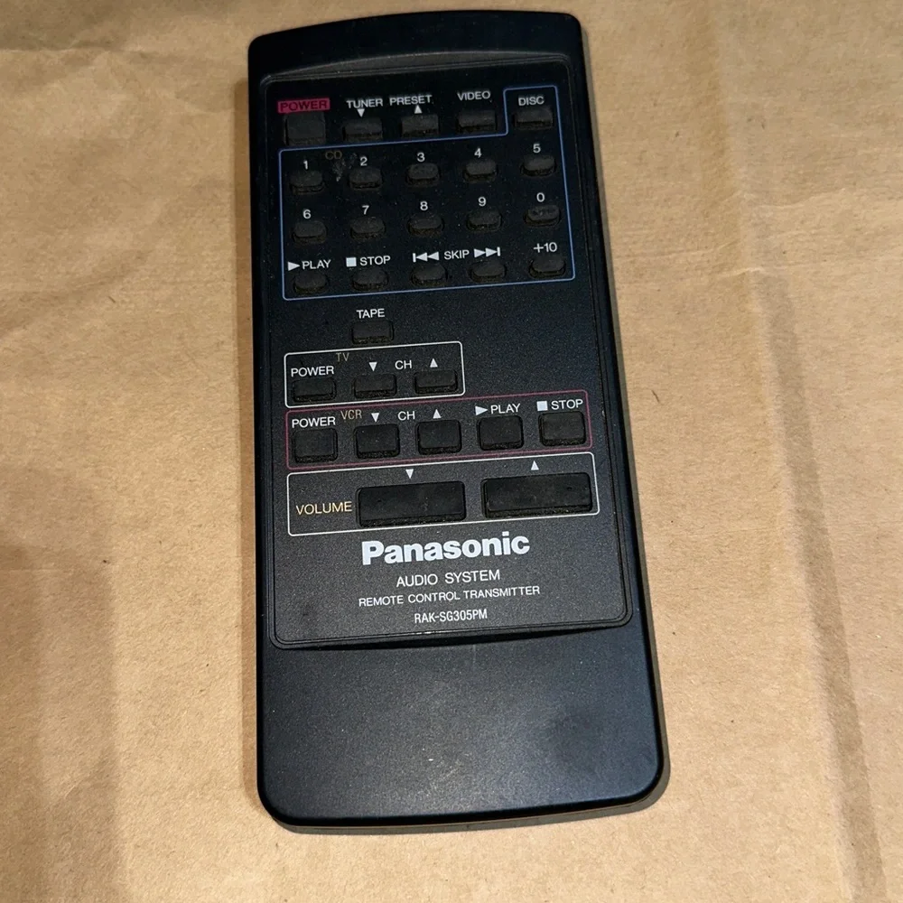 Panasonic Audio System Remote Control RAK-SG305PM - Picture 6 of 6